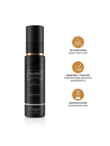 Eliksir Z Feromonami Sensfeel For Man 10 In 1 Elixir 100 Ml Orgie