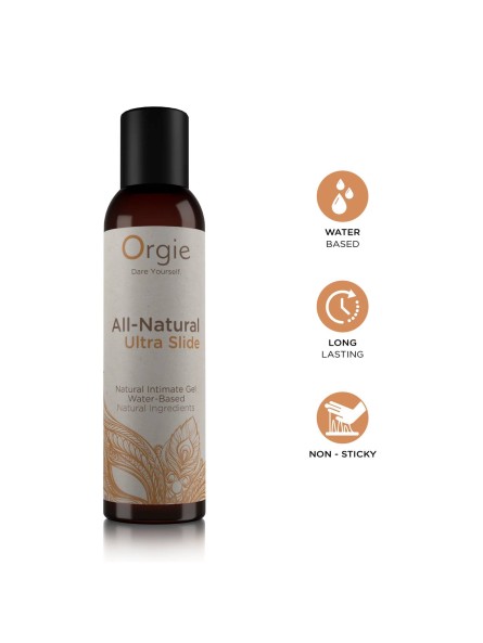 Lubrykant Wodny All-Natural Ultra Slide 150Ml Orgie