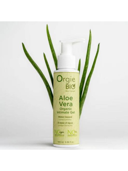 Żel Intymny Bio Aloe Vera Organic Intimate Gel 100Ml Orgie
