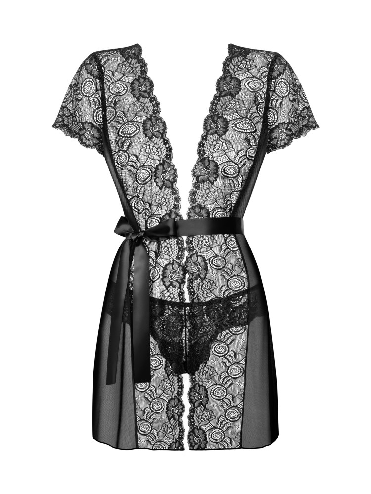 Peniuar Ze Stringami Alluria S/M Obsessive