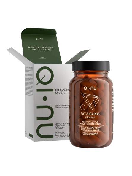 Suplement Diety 60 Kapsułek Fat&Carbs Blocker Qi-Nu