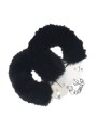 Kajdanki Heavy-Duty Fluffy Handcuffs Black Ouch!
