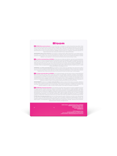 3Pak Bielizna Menstruacyjna Bloom Menstrual Panties Xxl Intimina