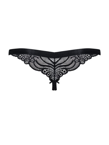 828-THC-1 stringi otwarte czarne L/XL Obsessive