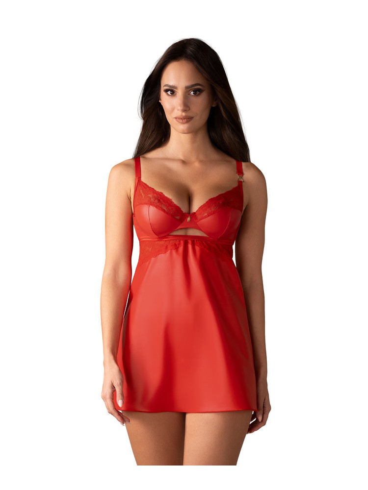 Aliosa koszulka i stringi  2XL/3XL Obsessive