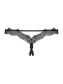 Bravelle stringi otwarte czarne  S/M Obsessive