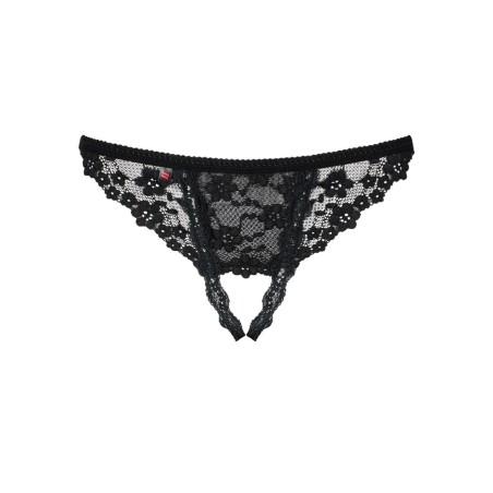 Letica stringi otwarte czarne  S/M Obsessive