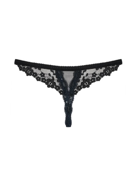 Letica stringi otwarte czarne  S/M Obsessive