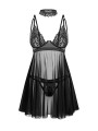 Donarella babydoll i stringi   XS/S Obsessive
