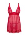 Lacelove babydoll i stringi XL/2XL Obsessive