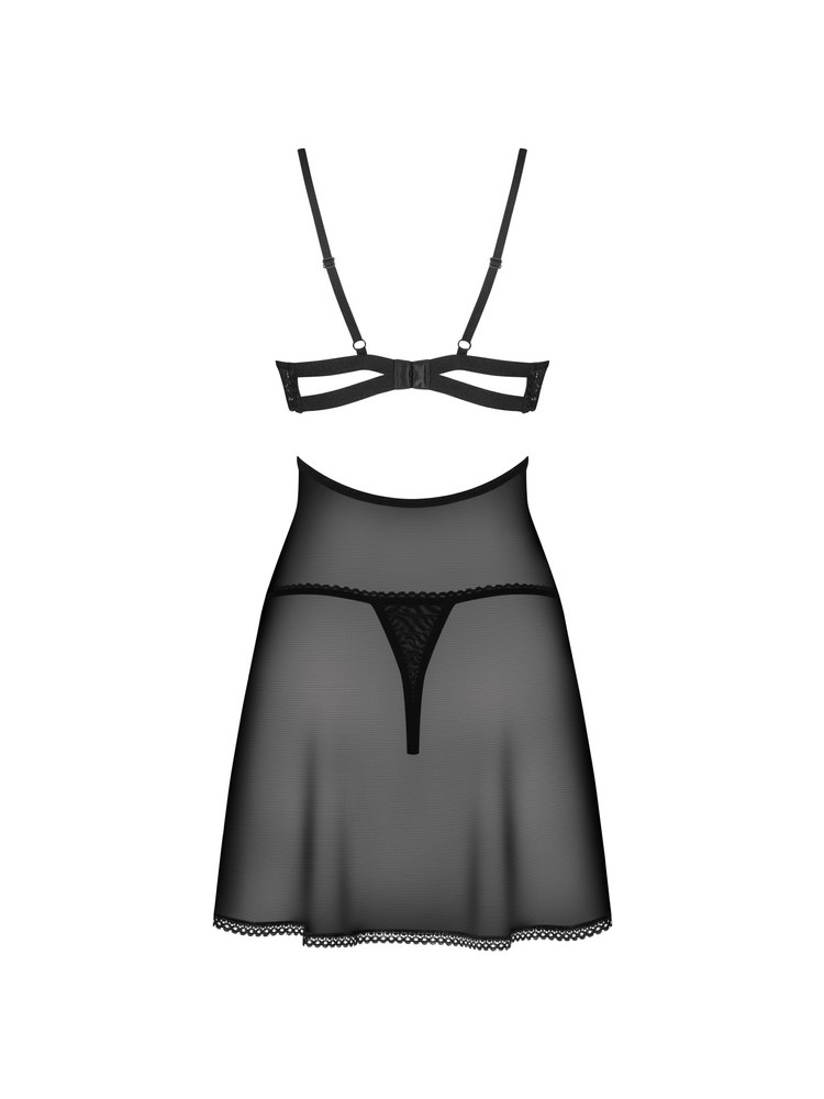 Nutris babydoll i stringi  M/L Obsessive
