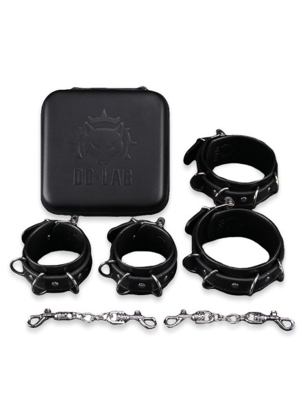 Zestaw do krępowania Hunter Restraints Set Black Dungeon Lab