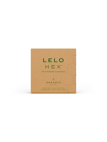 Prezerwatywy organiczne HEX Organic Condoms 3 pack LELO