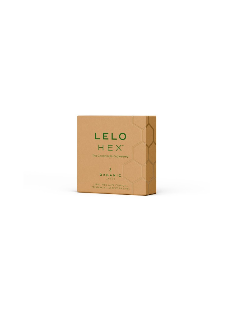 Prezerwatywy organiczne HEX Organic Condoms 3 pack LELO