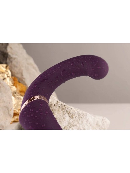 Wibrator Do Punktu G Ze Stymulatorem Variety Burgundy Rocks-Off