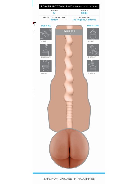 Masturbator Fantasy Power Bottom Boy Fleshjack