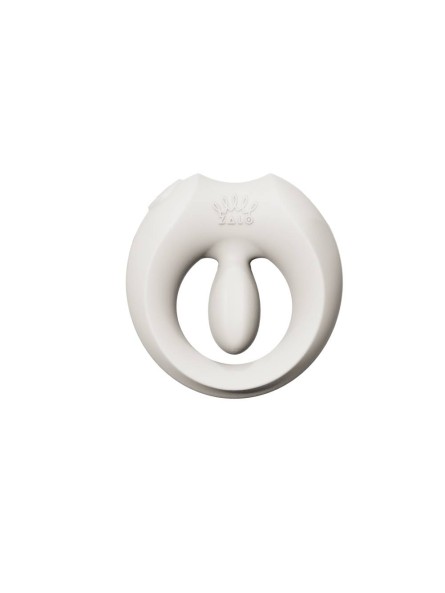 Pierścień erekcyjny ze stymulatorem Apis Ivory White Zalo