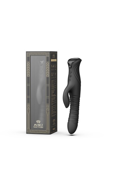 Wibrator króliczek Mose 2 Obsidian Black Zalo