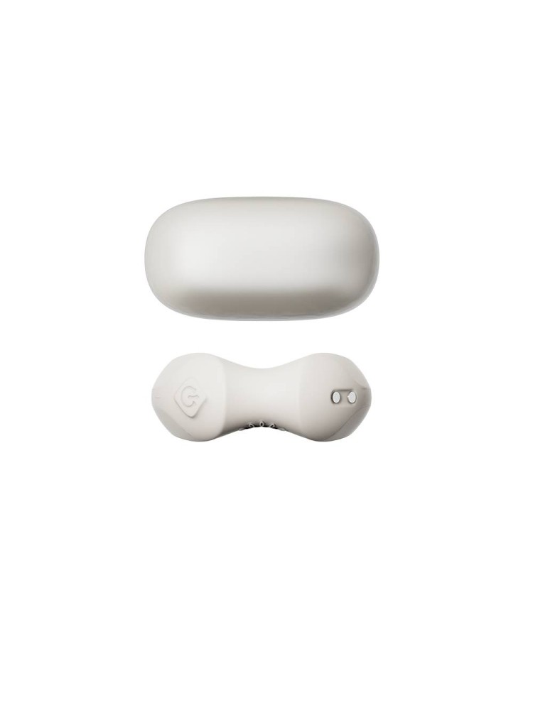 Pierścień erekcyjny ze stymulatorem Apis Ivory White Zalo