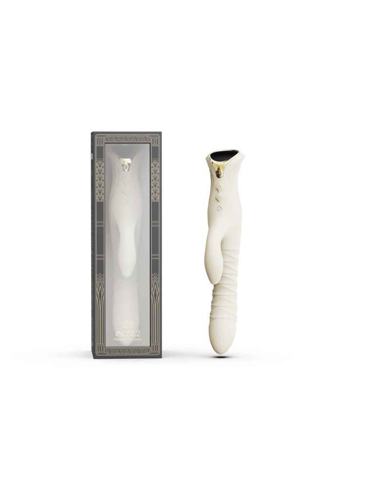 Wibrator króliczek Mose 2 Ivory White Zalo