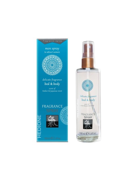 Feromony Shiatsu Bed&Body Spray Amber & Japanese Mint 100ml Ero