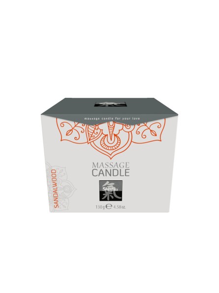 Świeca do masażu Massage Candle Sandalwood 130g Shiatsu