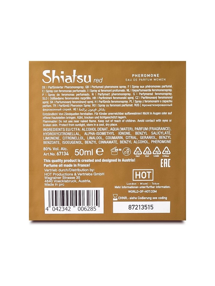 Feromony dla kobiet Pheromon Fragrance Woman Red 50ml Shiatsu