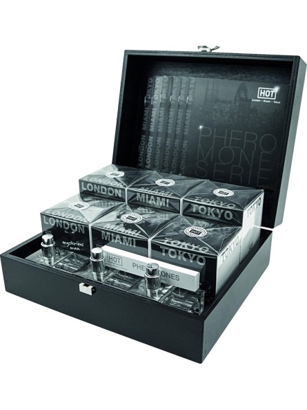 Zestaw dla mężczyzn Pheromone Perfume man 6x30 ml Wood box HOT