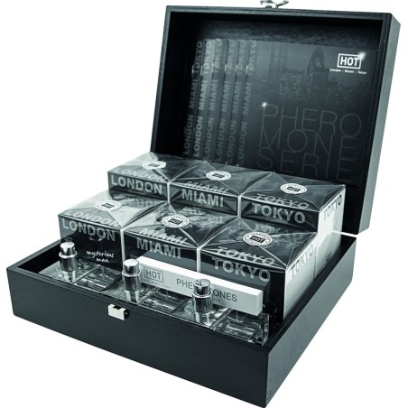 Zestaw dla mężczyzn Pheromone Perfume man 6x30 ml Wood box HOT