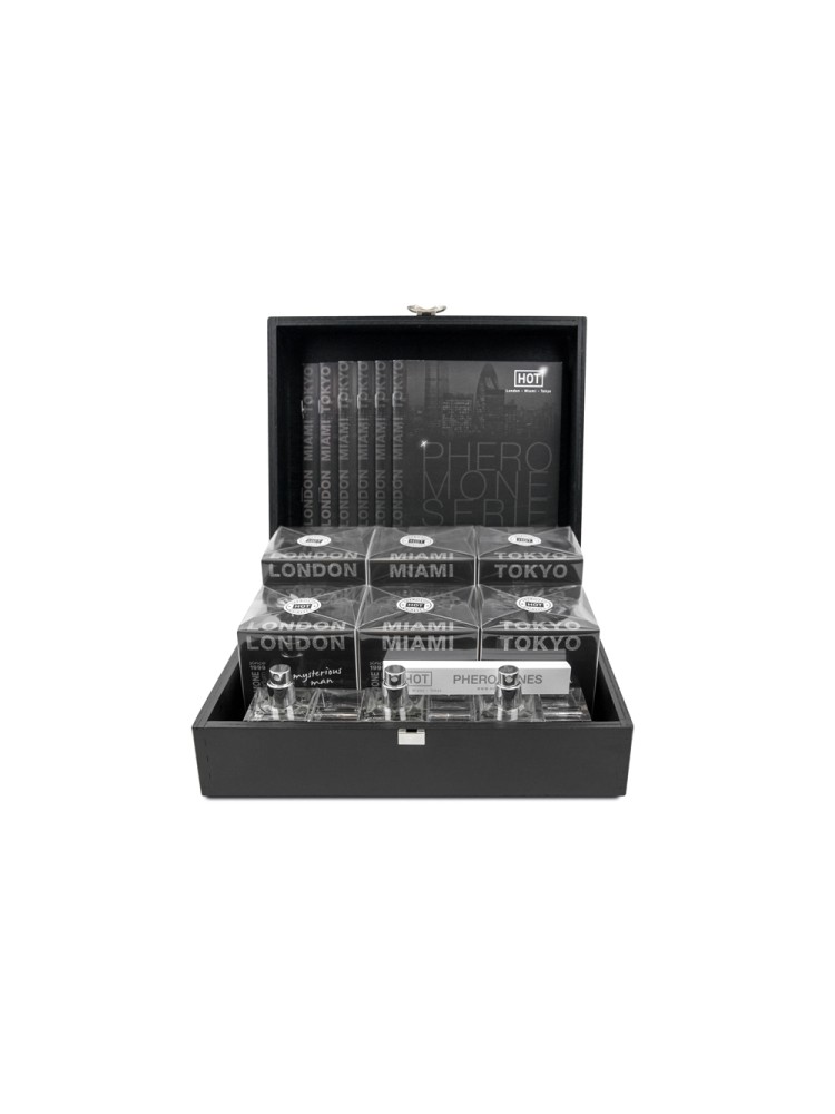 Zestaw dla mężczyzn Pheromone Perfume man 6x30 ml Wood box HOT