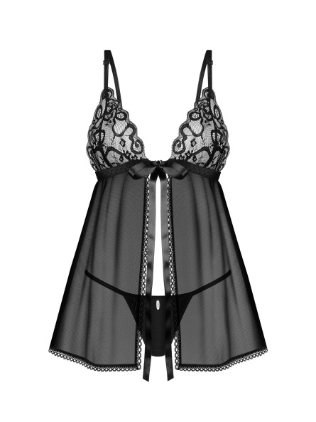 Babydoll i stringi M/L Blomentis Obsessive