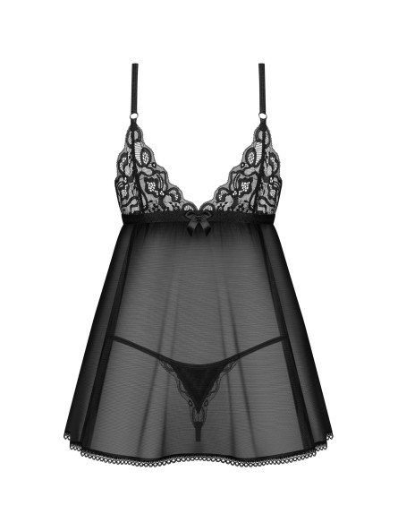 Babydoll i stringi M/L Blomentis Obsessive