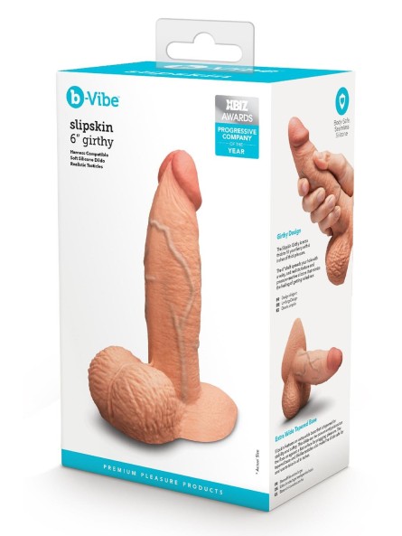 Dildo 15,4 cm Slipskin 6 Inch Girthy B-Vibe