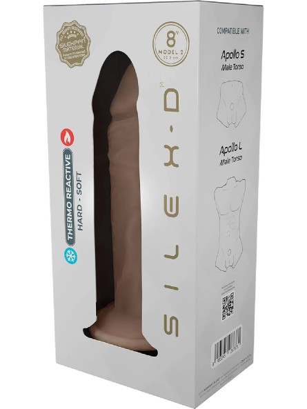 Realistic Dildo 20,3 Cm Liquid Silicone 2 8" Silexd