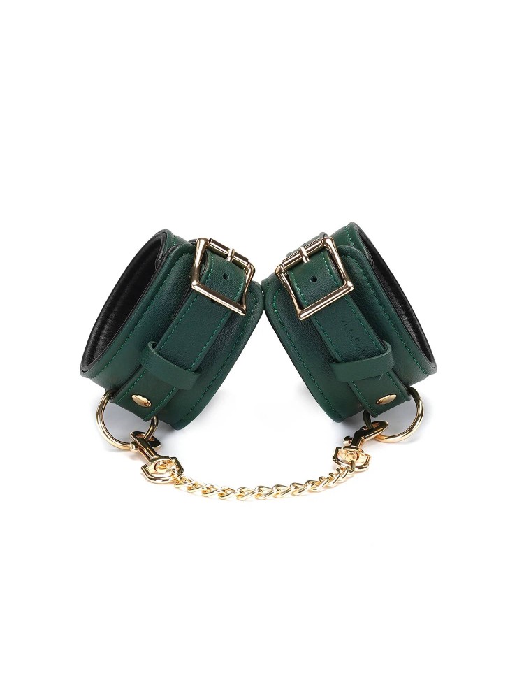 Kajdanki na nadgarstki Mossy Chic Leather Wrist Cuffs Liebe Seele