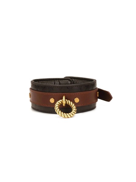 Obroża ze smyczą The Equestrian Leather Collar Liebe Seele