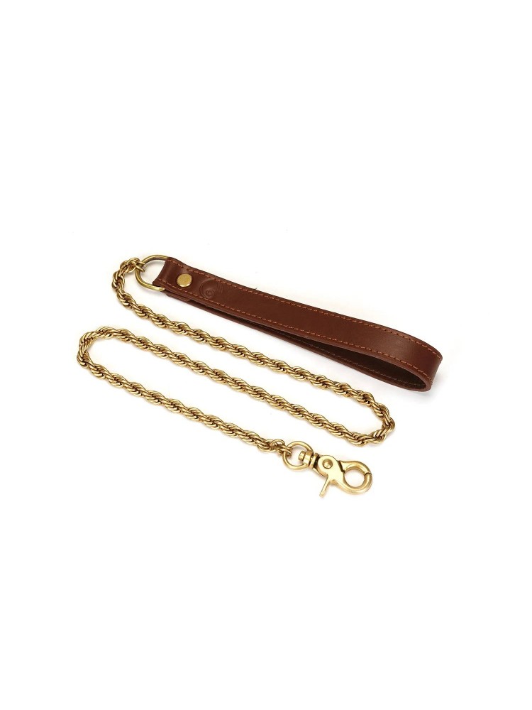 Obroża ze smyczą The Equestrian Leather Collar Liebe Seele