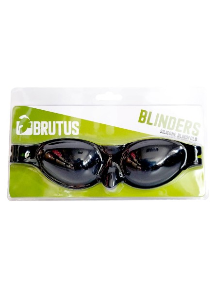 Silikonowa maska Blinders Silicone Blindfold Black Brutus
