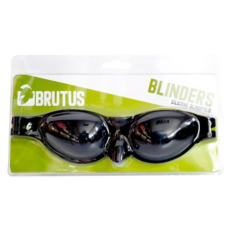 Silikonowa maska Blinders Silicone Blindfold Black Brutus