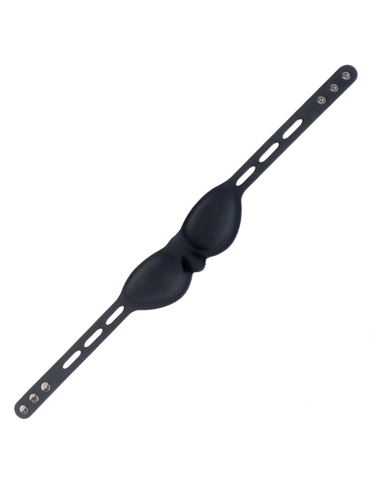 Silikonowa maska Blinders Silicone Blindfold Black Brutus