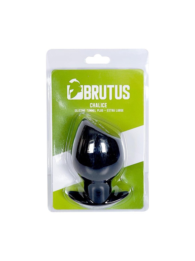 Tunel analny Chalice Silicone Tunnel Plug Black XL Brutus