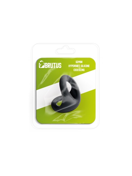 Pierścień erekcyjny Gemini Hypersoft Dual Cockring Brutus