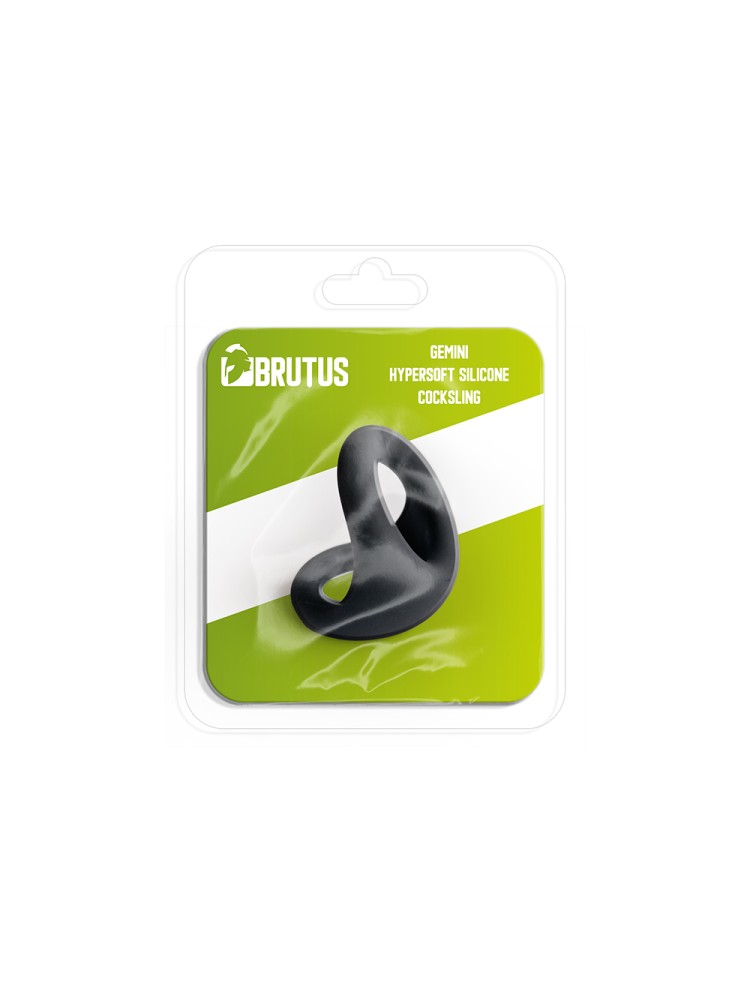 Pierścień erekcyjny Gemini Hypersoft Dual Cockring Brutus