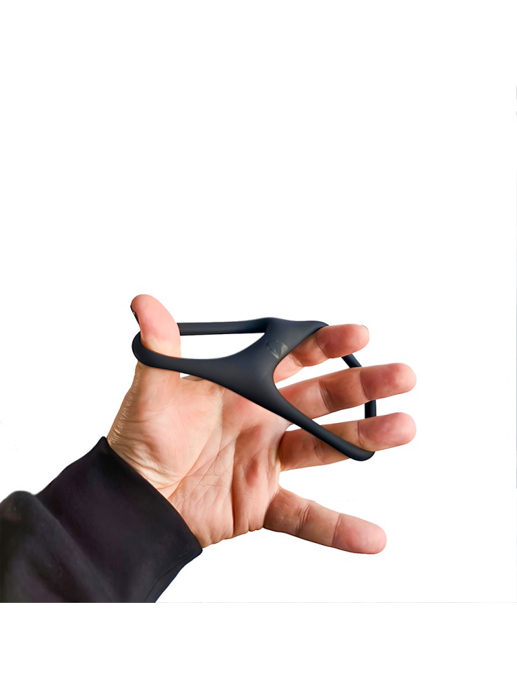 Pierścień erekcyjny Gemini Hypersoft Dual Cockring Brutus