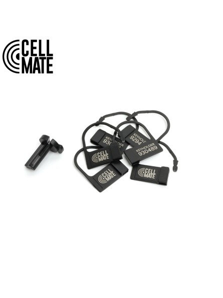 Plastikowe zapięcia 10 Spare Metal Detector Safe Locks CELLMATE