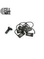 Plastikowe zapięcia 10 Spare Metal Detector Safe Locks CELLMATE