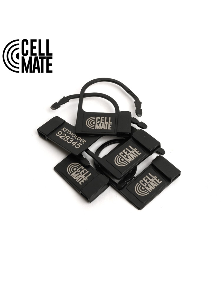 Plastikowe zapięcia 10 Spare Metal Detector Safe Locks CELLMATE