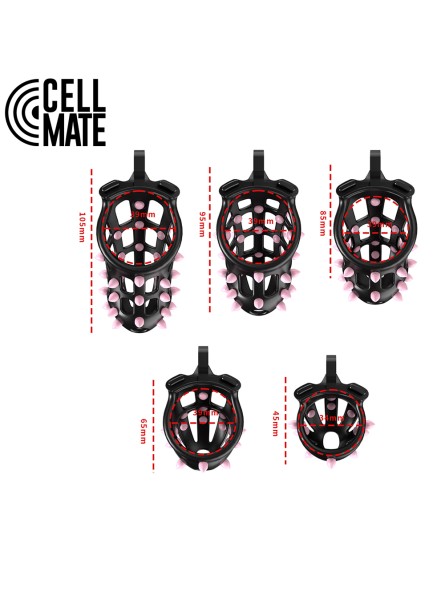 Pas cnoty FlexiSpike Chastity Cage Size 0 CELLMATE
