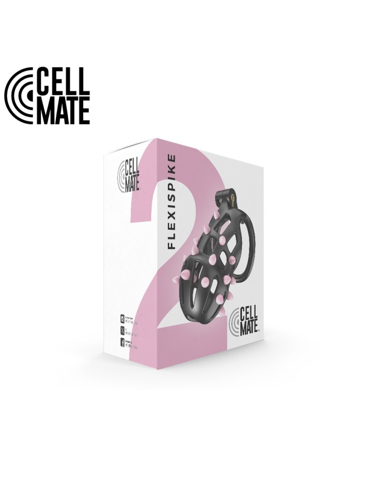 Pas cnoty FlexiSpike Chastity Cage Size 2 CELLMATE