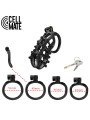 Pas cnoty FlexiSpike Chastity Cage Size 4 CELLMATE